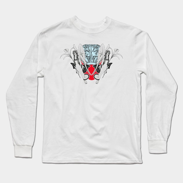 flying angels Long Sleeve T-Shirt by Marccelus